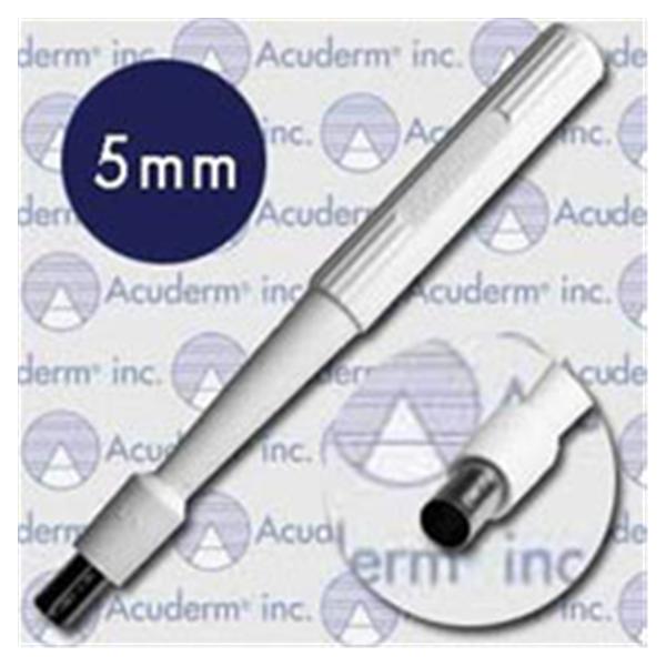 Biopsy Punch Dermal Acu-Punch 5mm Ribbed Hollow Handle SS Bld Disp Strl 50/Bx